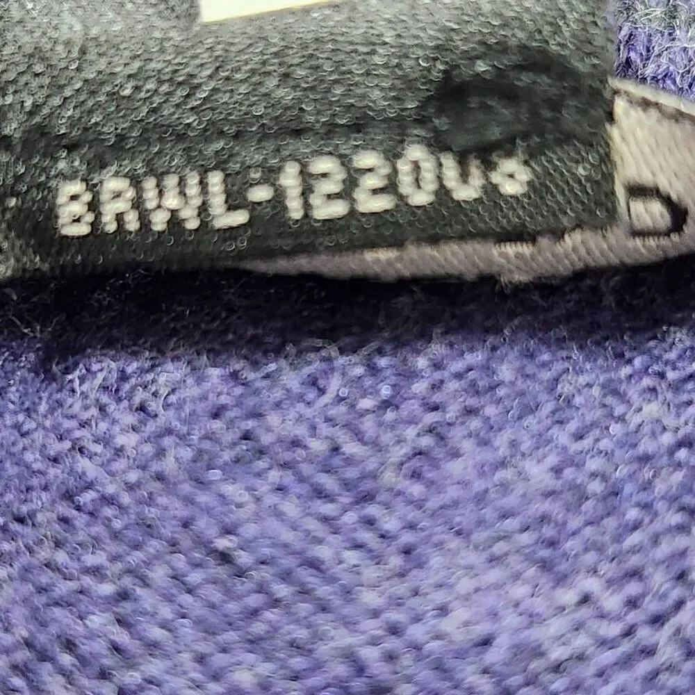 Banana‎ Republic Luxury Blend Silk Cotton Cashmere V-Neck sweater purple Size XL